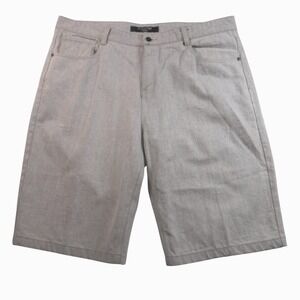 Southpole Collection Mens Light Gray Denim Shorts Size 42 Casual Summer